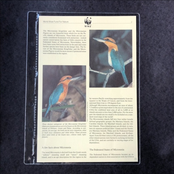 STAMPS Birds of Micronesia rare misprint! - Picture 6 of 15